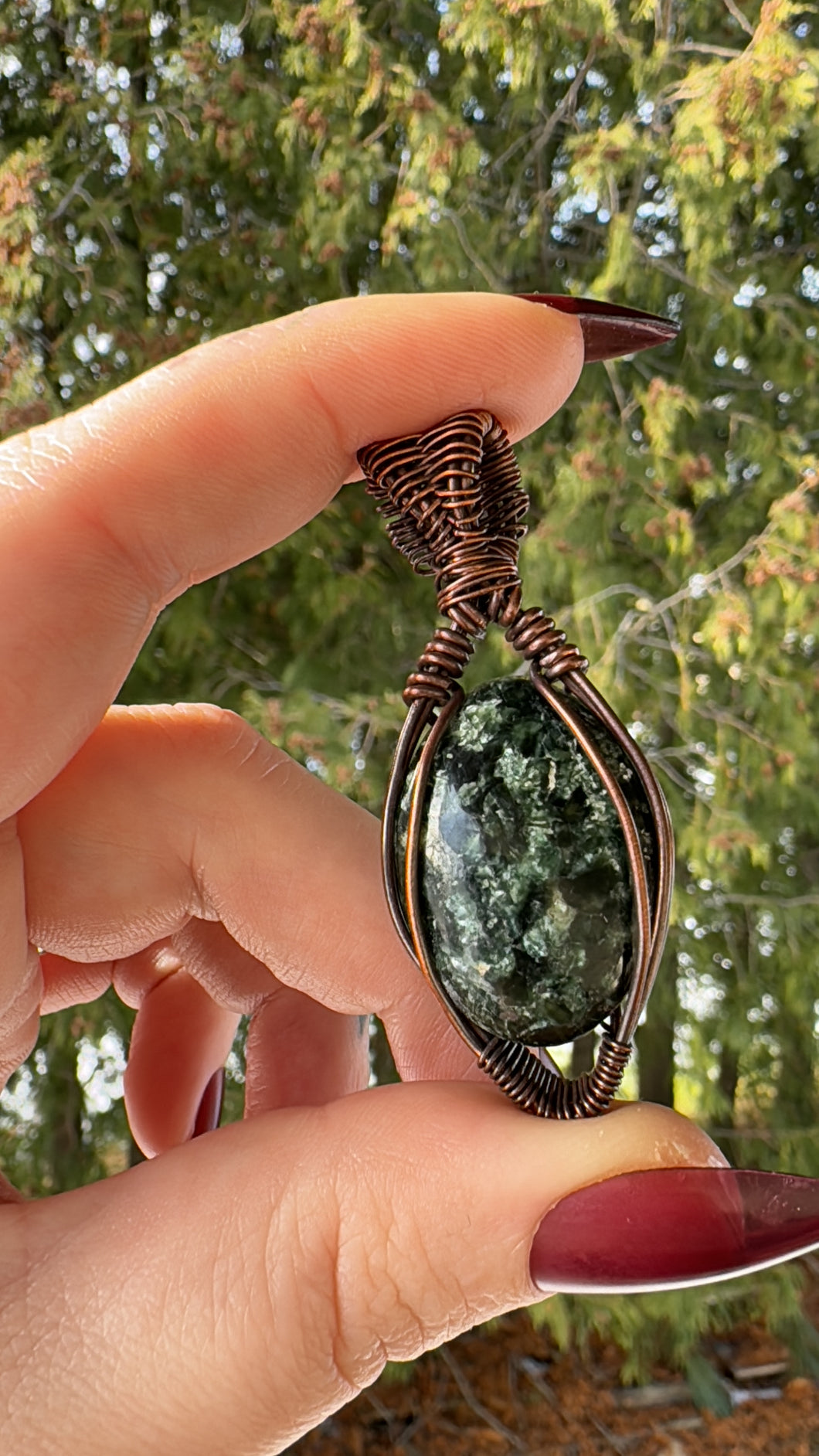 Seraphinite Pendant