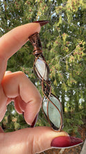 Load image into Gallery viewer, Moonstone &amp; Aquamarine Pendant
