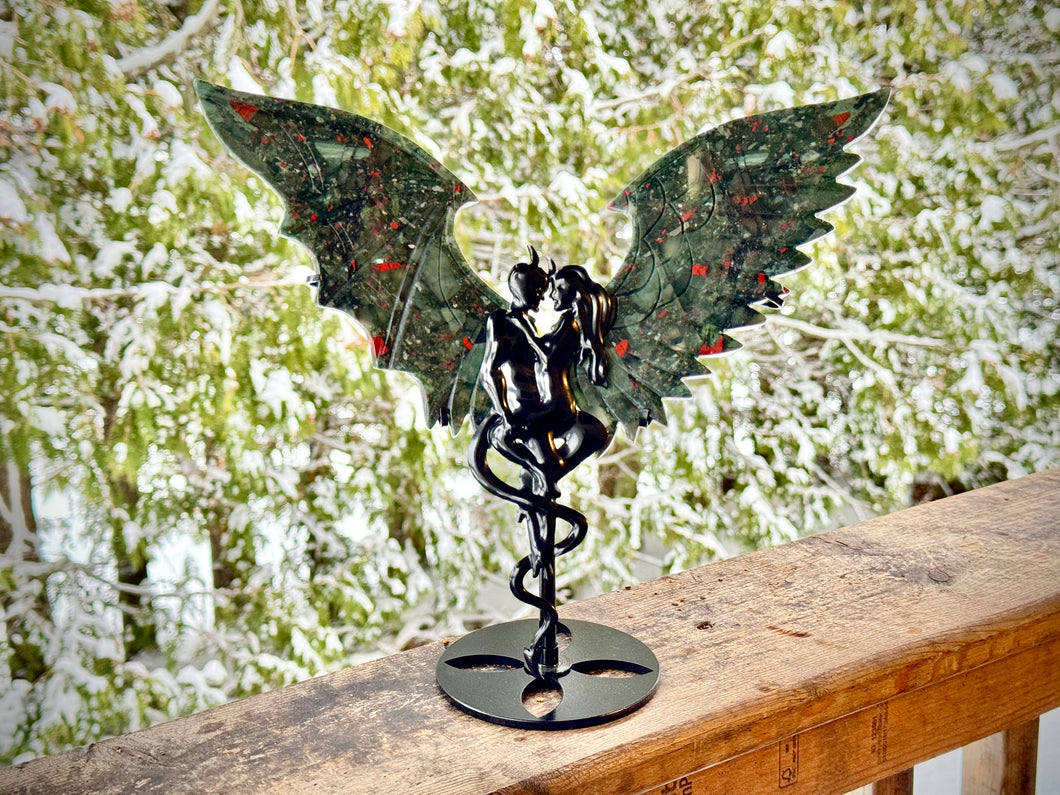 African Bloodstone Demon/Angel wings