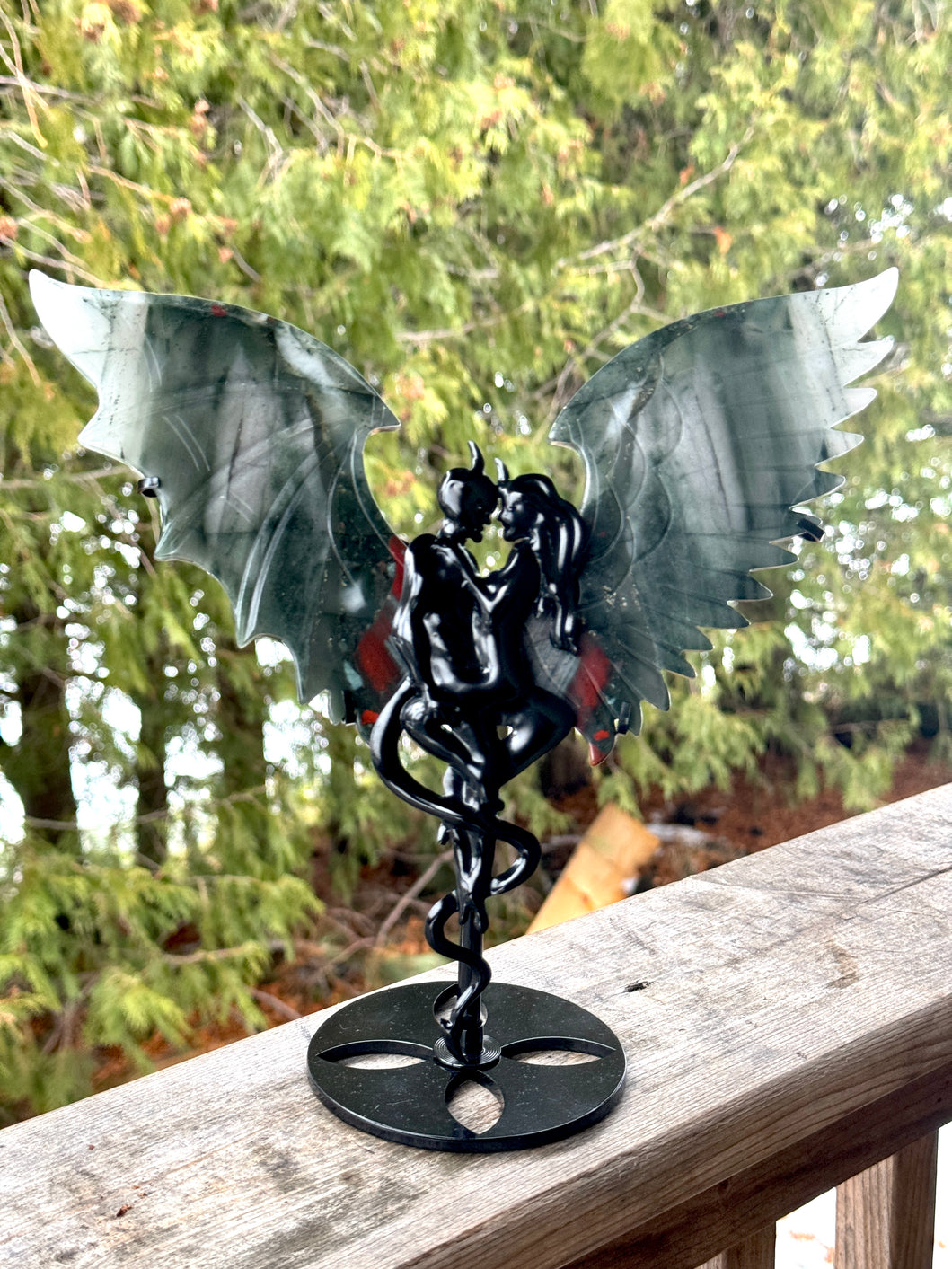 African Bloodstone Demon/Angel wings