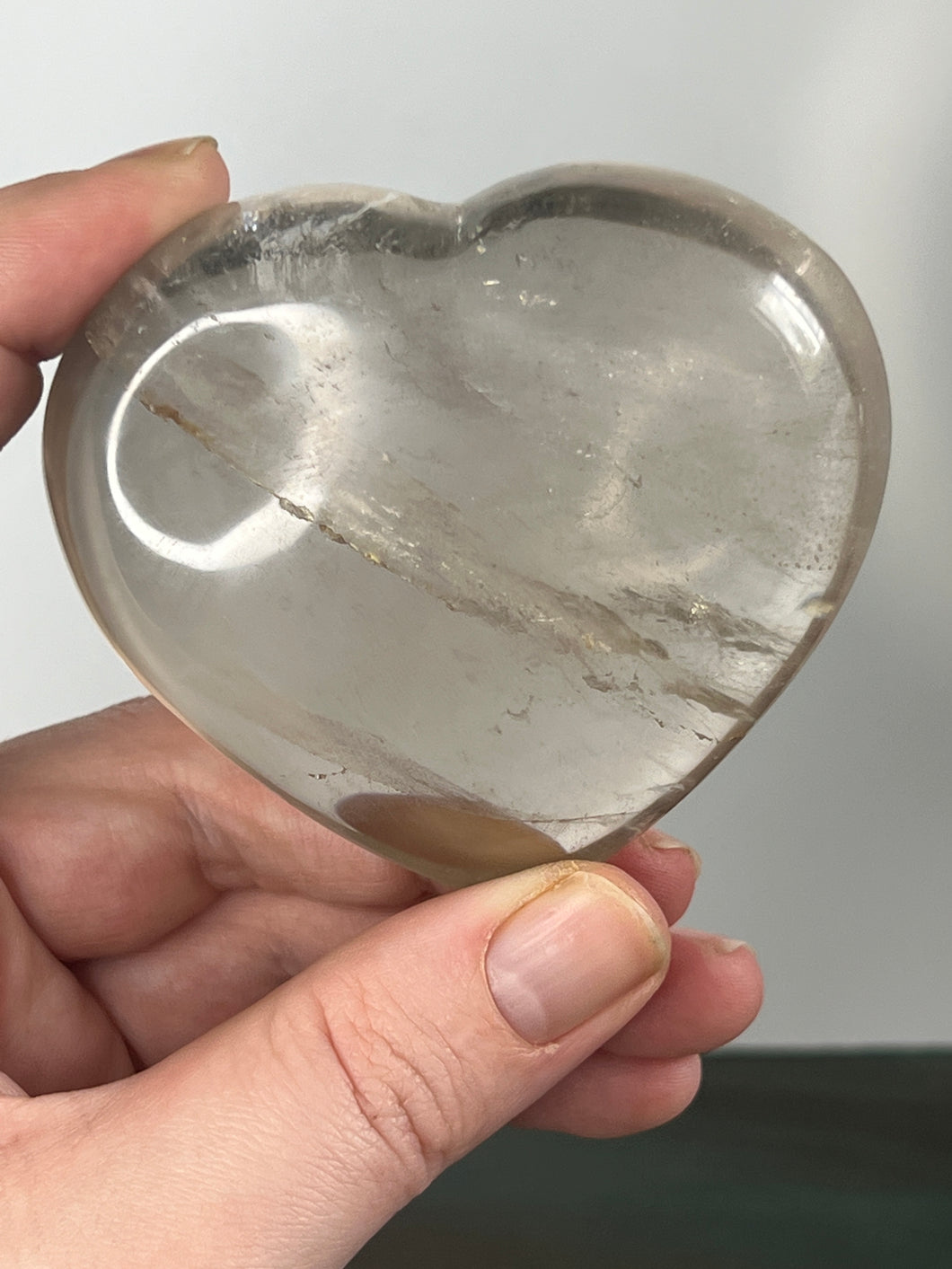 Clear Quartz Heart