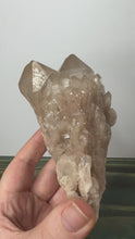 Load and play video in Gallery viewer, Natural Smokey Luena Cascading Phantom Quartz
