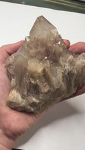 Load and play video in Gallery viewer, Natural Smokey Luena Cascading Phantom Quartz
