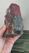 Load and play video in Gallery viewer, Large Raw African Bloodstone
