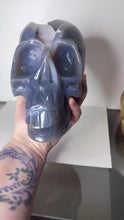 Load and play video in Gallery viewer, Huge Druzy Agate Skull
