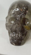 Load and play video in Gallery viewer, Large Smoky Citrine Skull
