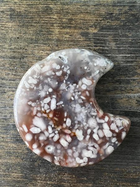 Flower Agate Moon