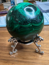 Load image into Gallery viewer, Malachite Sphere
