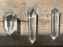 Load image into Gallery viewer, Double Terminated Clear Quartz Points
