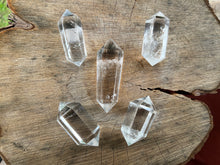 Load image into Gallery viewer, Double Terminated Clear Quartz Points
