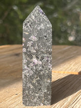 Load image into Gallery viewer, Black Sphalerite with Purple Fluorite Inclusions
